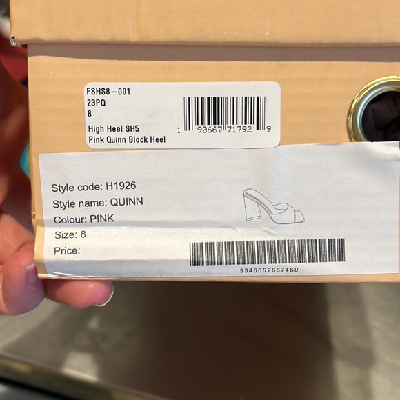 Barbie Pink Bellini block heels - Picture 3 of 4